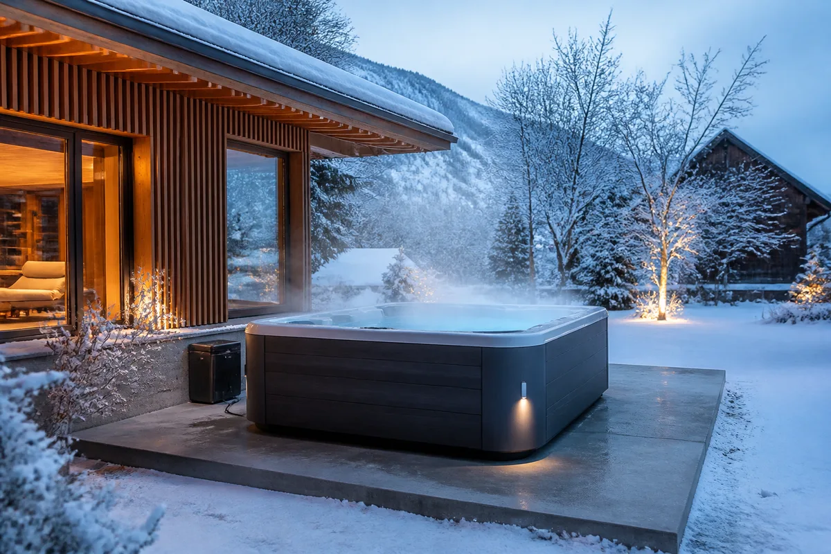 Installer un spa en extérieur : emplacement, dalle et électricité